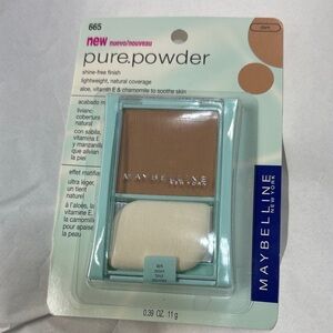 Maybelline Pure Powder - Dark Tan shine free light natural coverage foundation